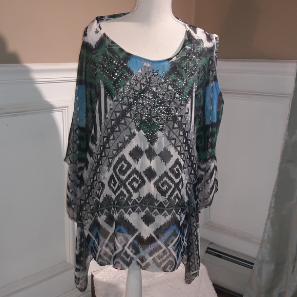 Style & Co. Tops - Style & Company cape like shirt